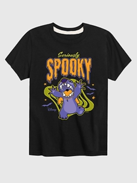 Toddler Lilo and Stitch Seriously Spooky Short Sleeve Tee