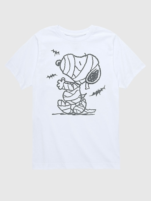 Image number 1 showing, Toddler Peanuts Snoopy Mummy And Bats Short Sleeve Tee