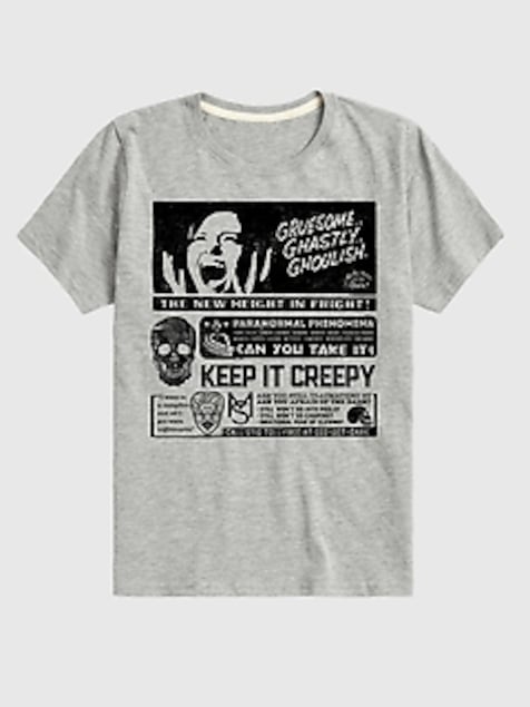 Kids Are You Afraid Of The Dark Gruesome Ghastly Ghoulish Short Sleeve T-Shirt