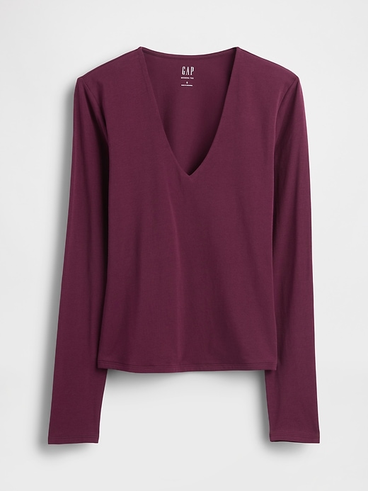 Image number 4 showing, CloseKnit Jersey V-Neck T-Shirt