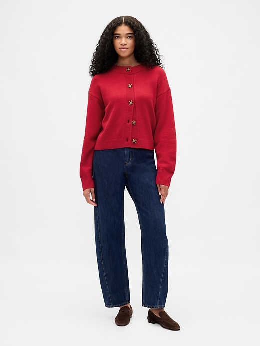 Image number 2 showing, CashSoft Oversized Chunky Cardigan