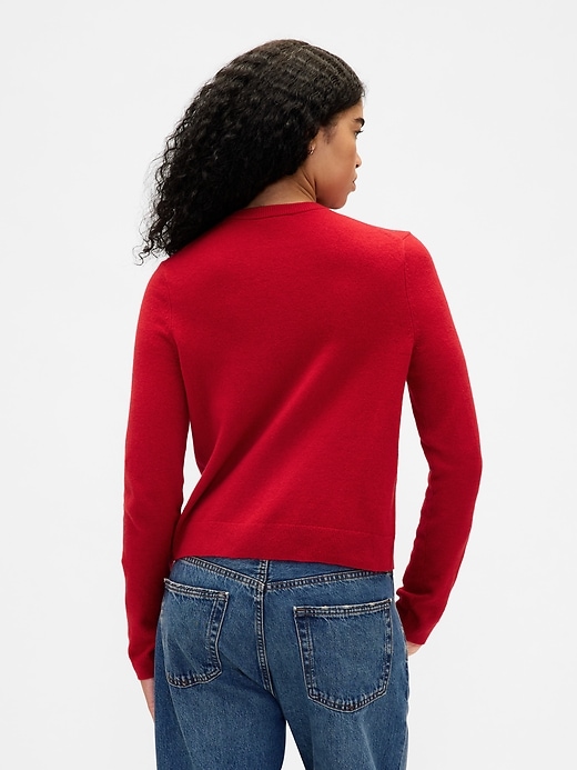 Image number 3 showing, CashSoft Crop Cardigan