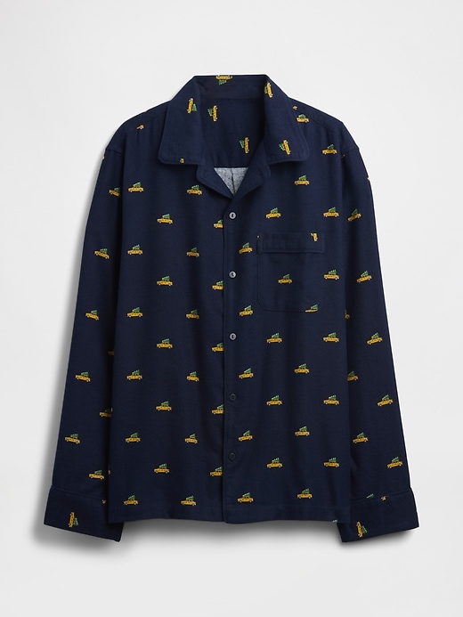 Image number 6 showing, Adult Softest Flannel PJ Shirt