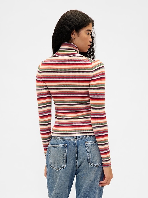 Image number 3 showing, CashSoft Stretch Turtleneck Sweater