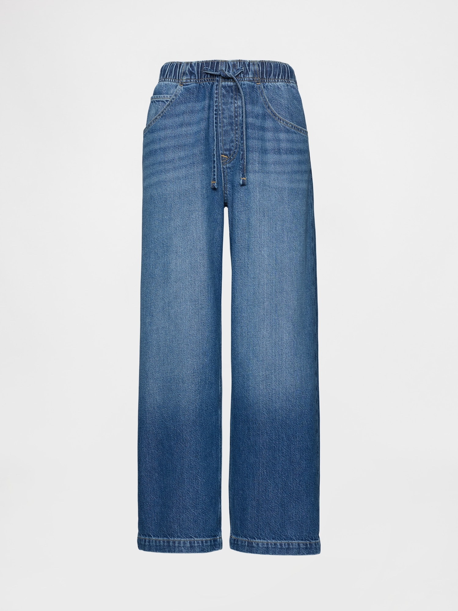 Low Slung UltraSoft Relaxed Crop Jeans