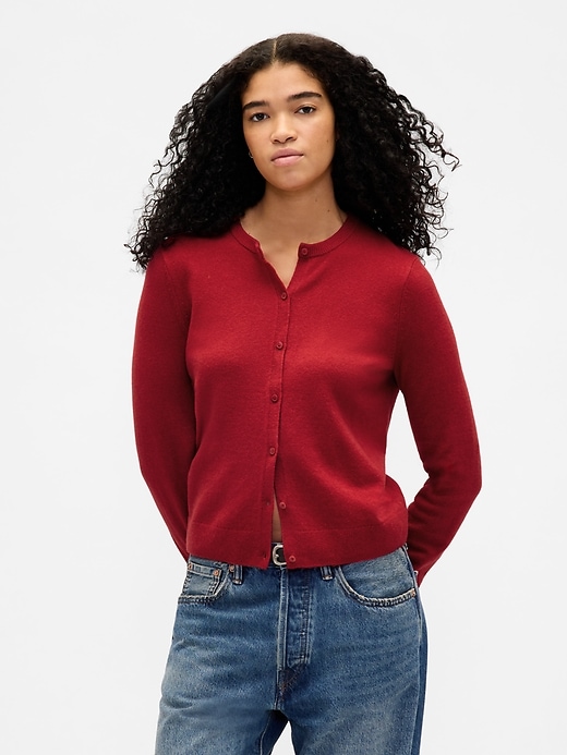 CashSoft Crop Cardigan