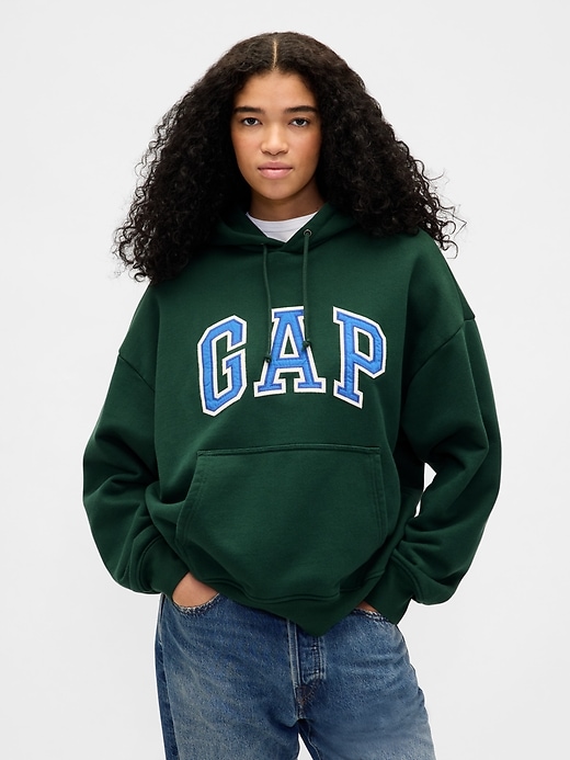 Image number 5 showing, Extra Heavyweight French Terry Oversized Logo Hoodie