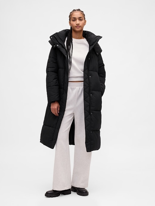 Image number 2 showing, Belted Puffer Coat