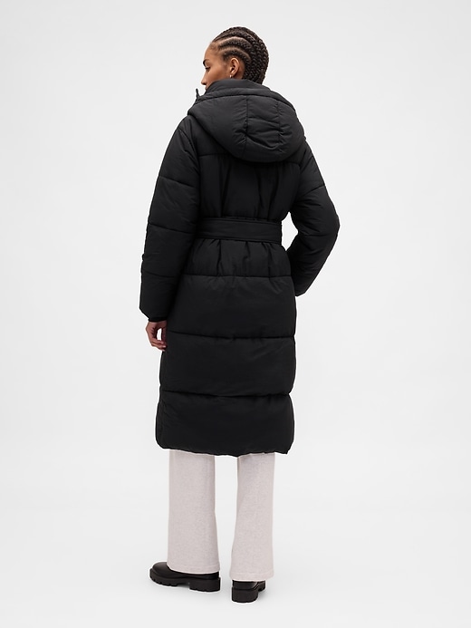 Image number 3 showing, Belted Puffer Coat
