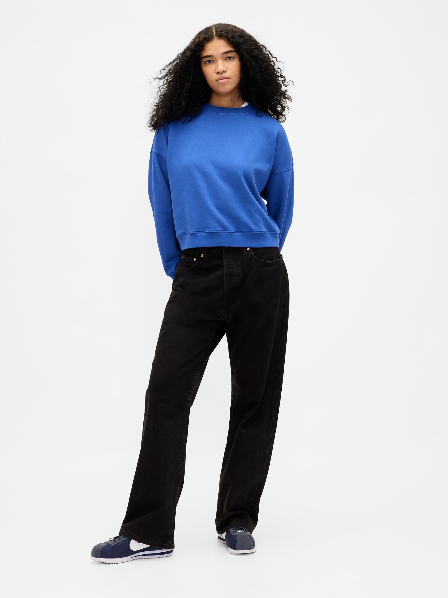 VintageSoft Wedge Crewneck Sweatshirt