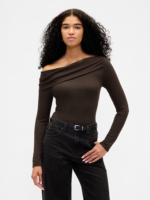 Image number 1 showing, Modern Off-Shoulder Top