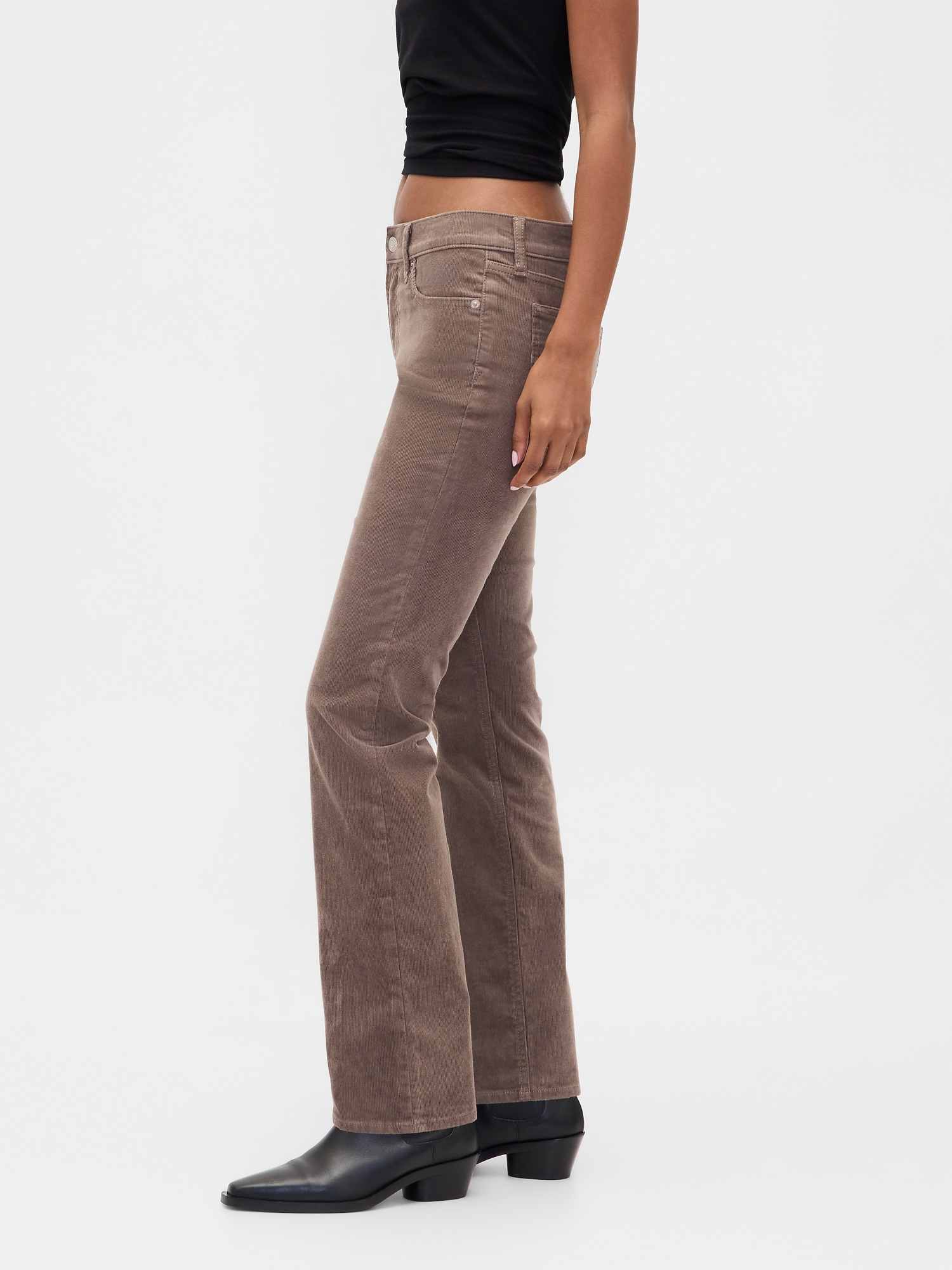 Женские джинсы Gap Low Rise Corduroy '90s Slim Straight Pants — фото 3