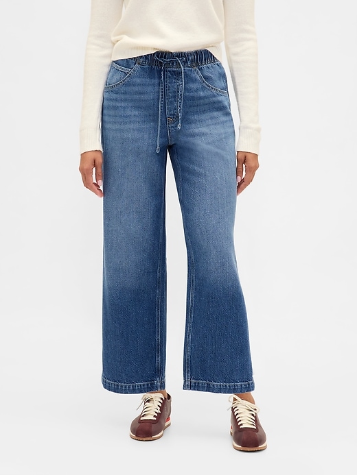 Image number 2 showing, Low Slung UltraSoft Relaxed Crop Jeans