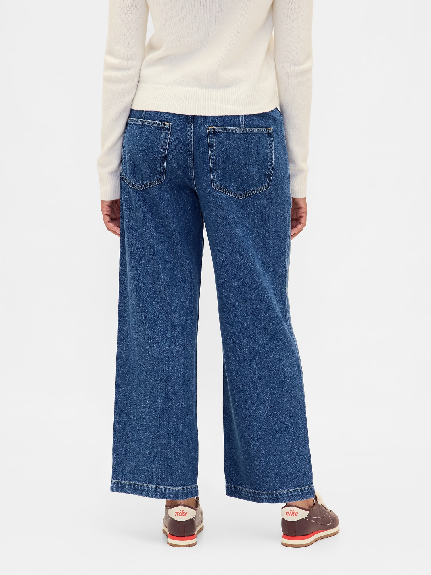 Low Slung UltraSoft Relaxed Crop Jeans