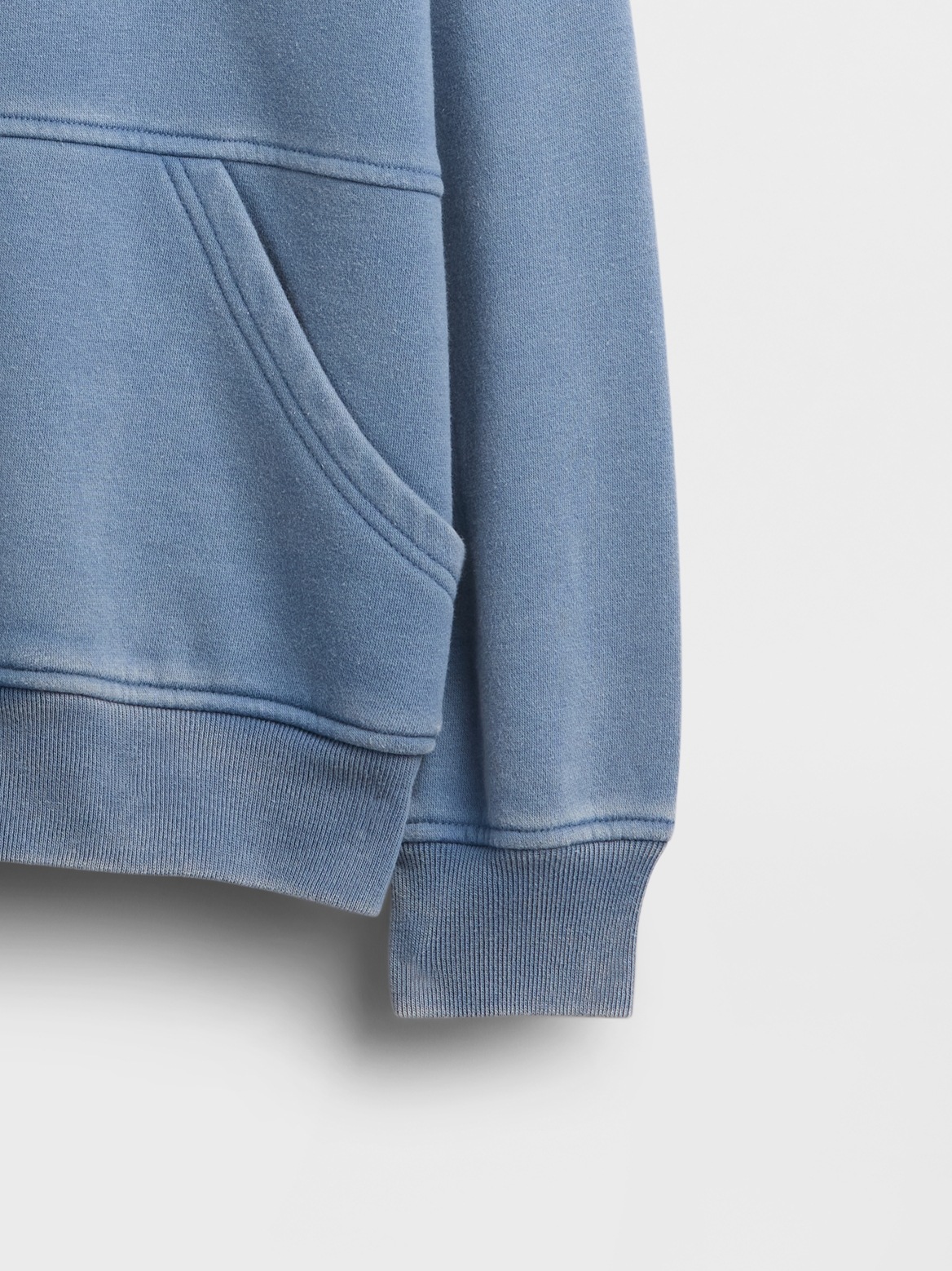 Детские толстовки Gap VintageSoft Relaxed Crew, цвет: Cornflower — фото 5