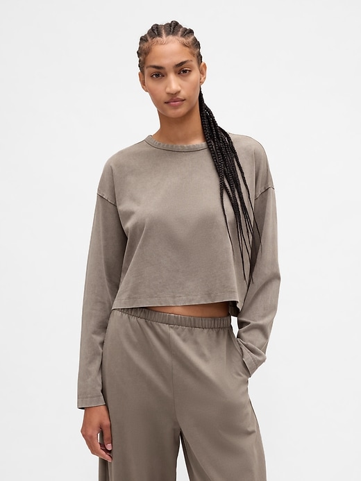 Organic Cotton VintageSoft Heavyweight Crop T-Shirt