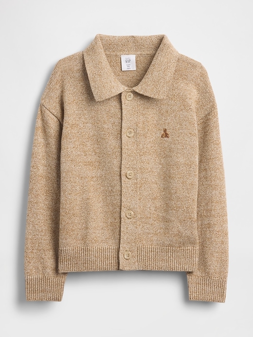 Image number 1 showing, Baby & Toddler Collared Button-Front Sweater