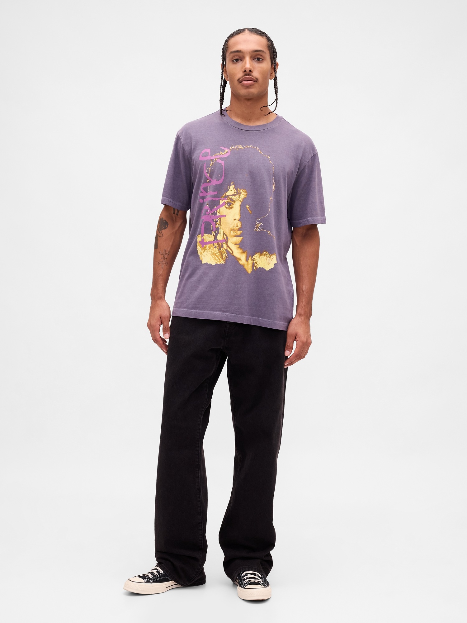 Мужские футболки Gap Heavyweight Cropped Nirvana Graphic T-Shirt — фото 2