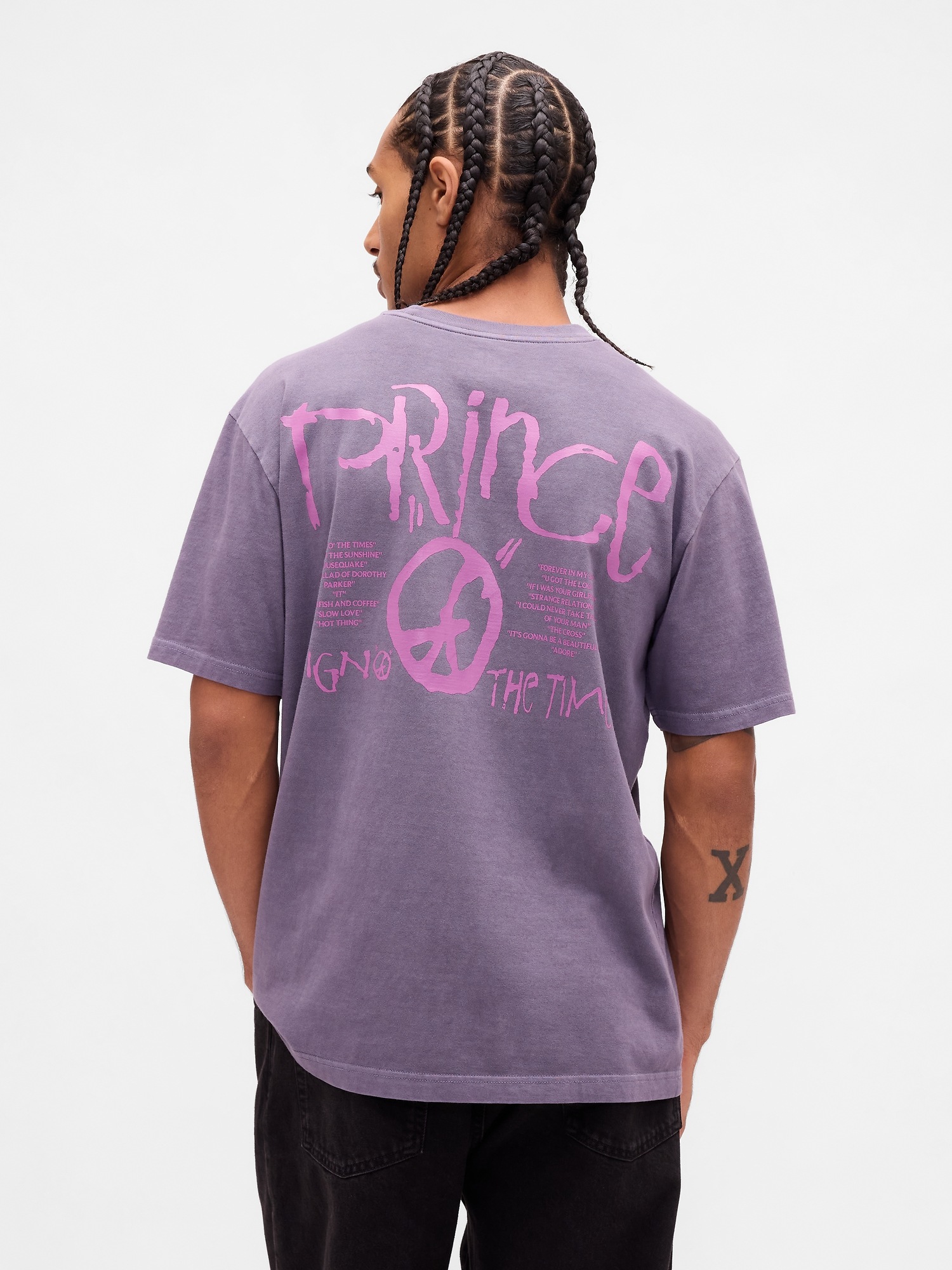 Мужские футболки Gap Heavyweight Cropped Nirvana Graphic T-Shirt — фото 3