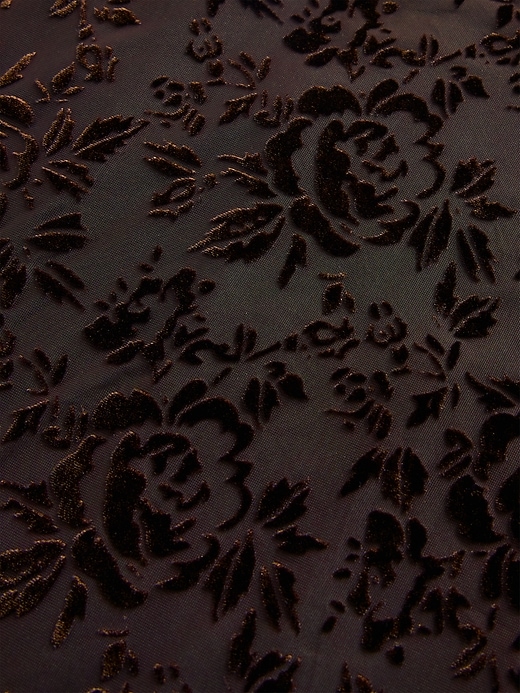 Image number 4 showing, Burnout Velvet Bell-Sleeve Midi Dress