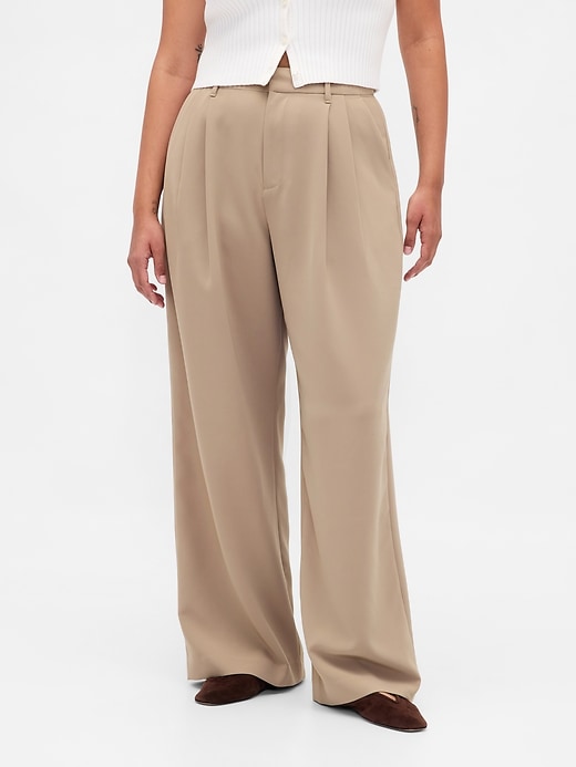 Image number 2 showing, Curvy 365 High Rise Pleated Trousers