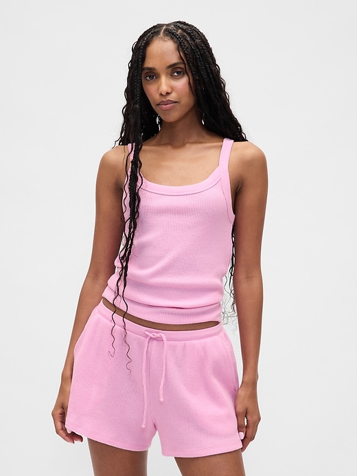 Image number 2 showing, Waffle PJ Tank Top