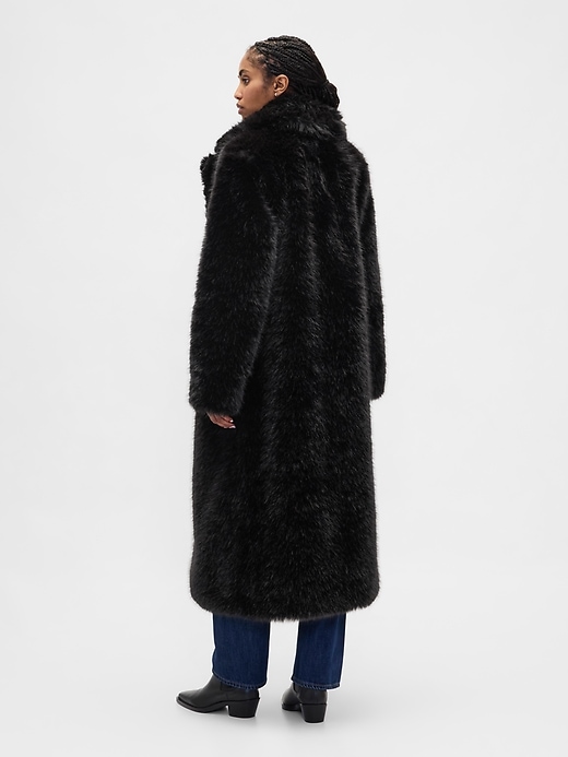 Faux Fur Long Coat