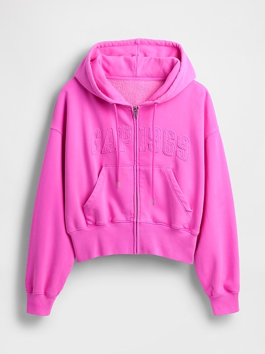 Image number 5 showing, VintageSoft 1969 Logo Zip Hoodie