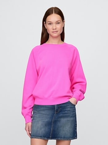 VintageSoft Raglan Sweatshirt