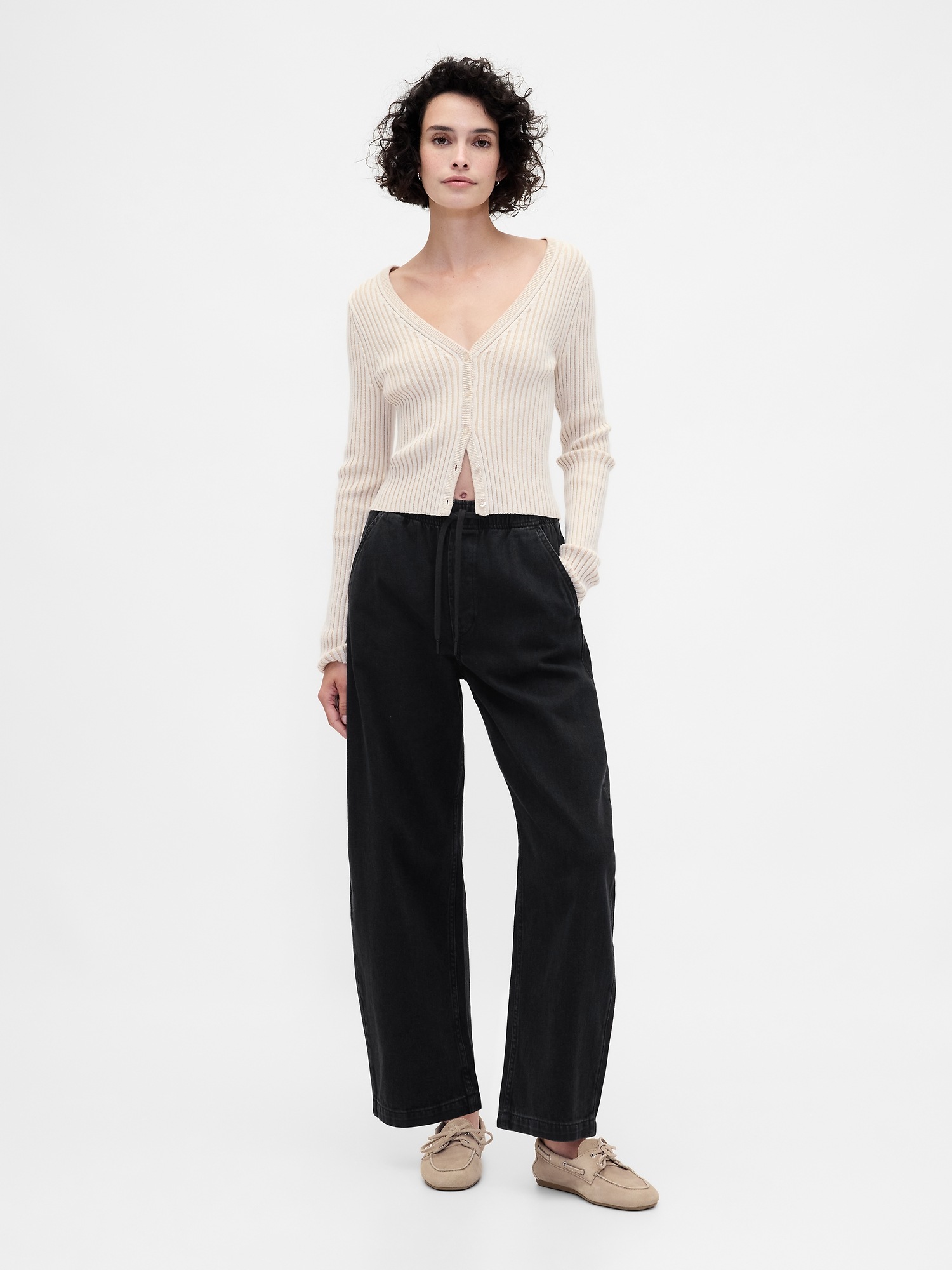 Женские джинсы Gap High Rise Easy Barrel Jeans