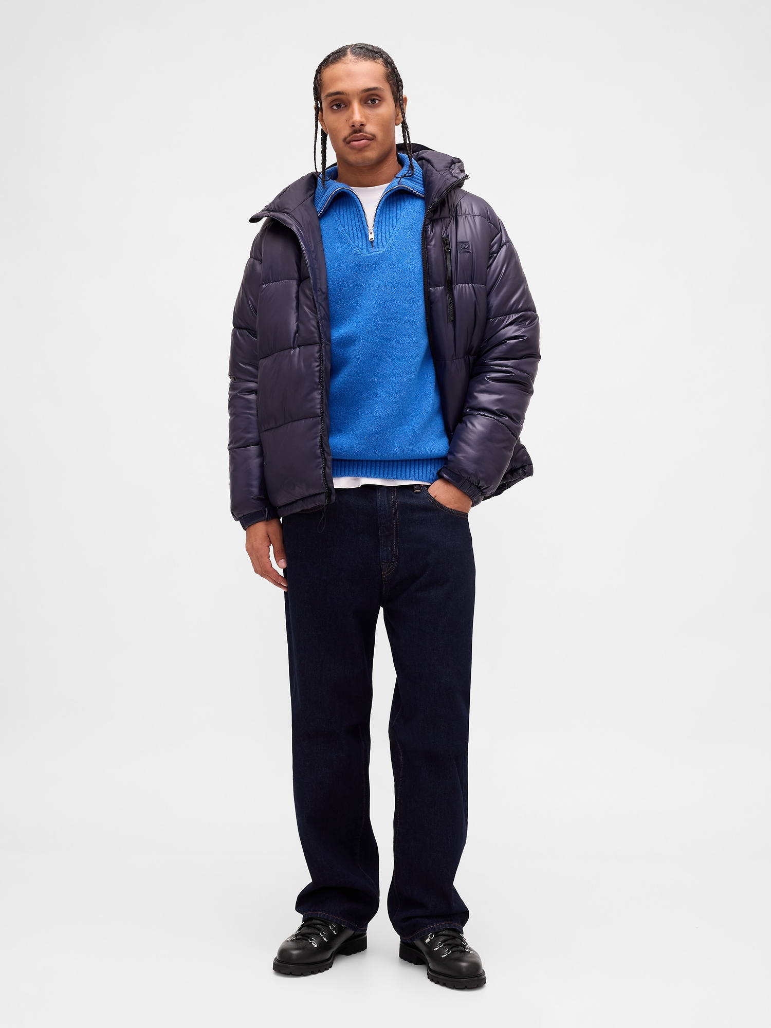 CashSoft Quarter-Zip Pullover Sweater