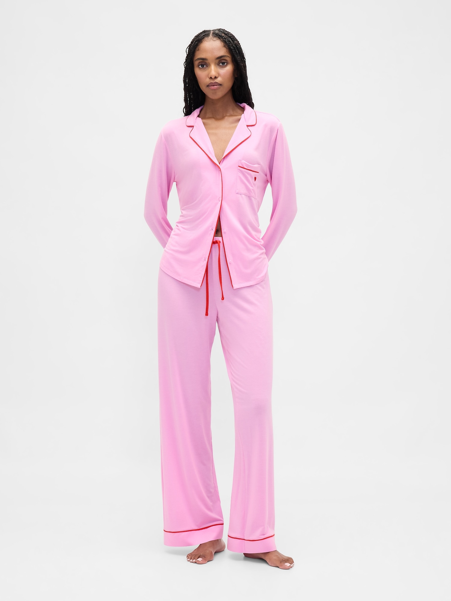 Modal PJ Pants - Sugar Pink