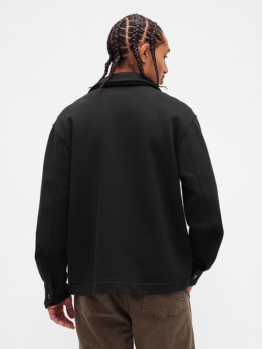 Image number 3 showing, French Terry Chore Jacket