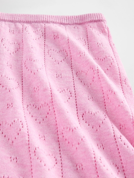 Image number 5 showing, Lightweight CashSoft Pointelle Heart PJ Shorts