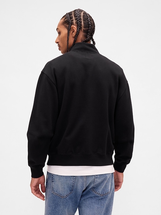 Image number 3 showing, Heavyweight Oversized Logo Half-Zip Pullover