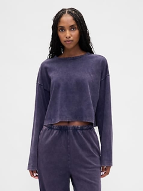 Organic Cotton VintageSoft Heavyweight Crop T-Shirt