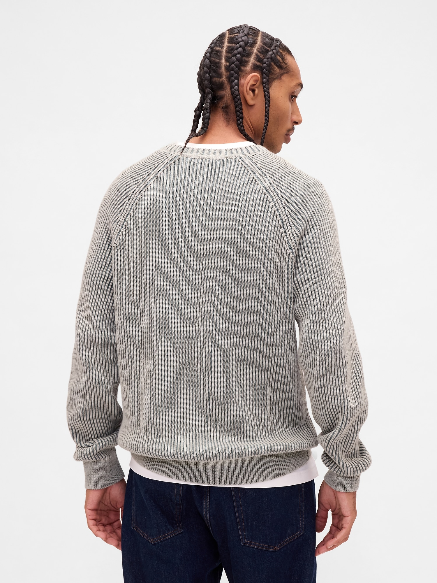 Classic Raglan Crewneck Sweater