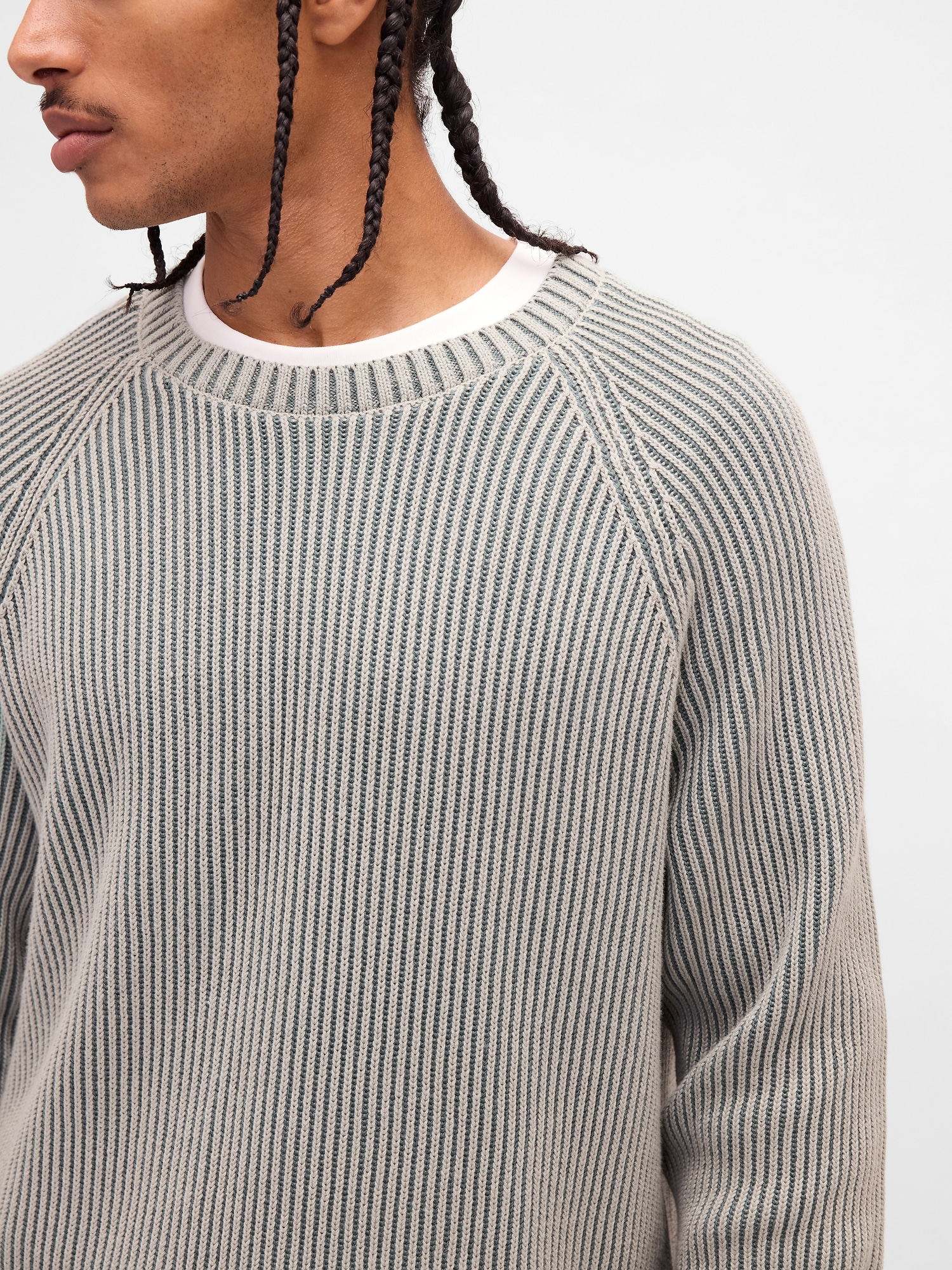 Classic Raglan Crewneck Sweater