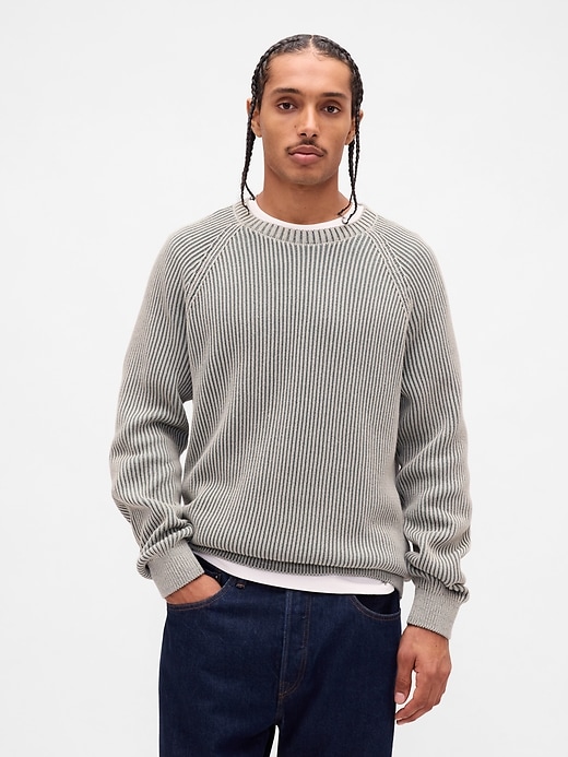 Image number 1 showing, Classic Raglan Crewneck Sweater