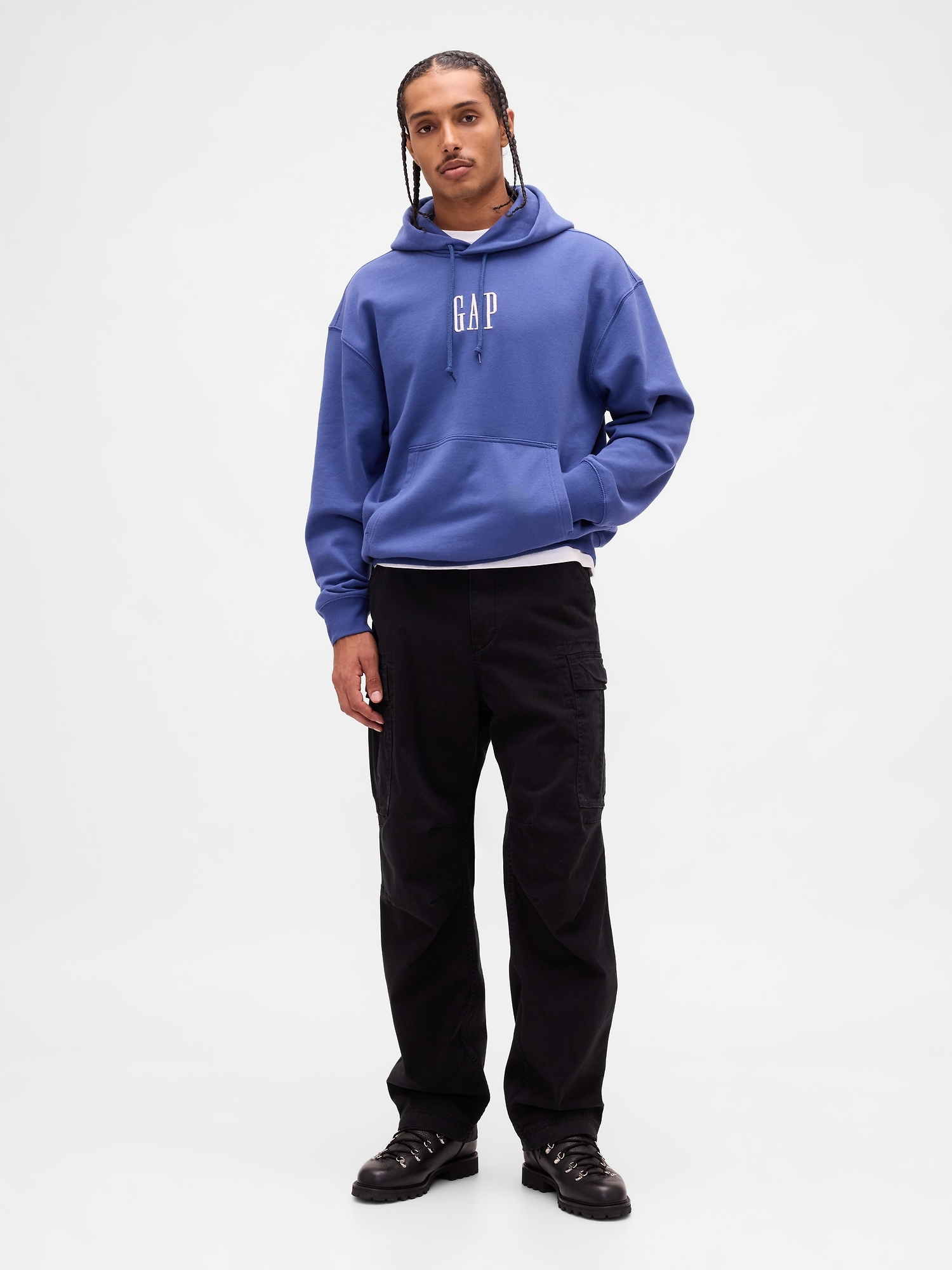 Heavyweight Oversized Logo Hoodie