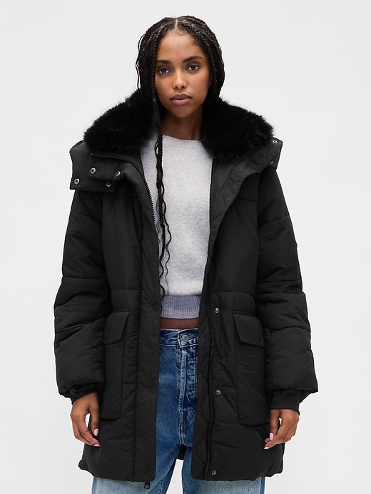 Image number 1 showing, Utility Puffer Jacket