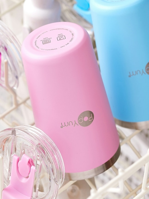 Image number 3 showing, PopYum Kids Insulated Stainless Steel Cup 2-Pack
