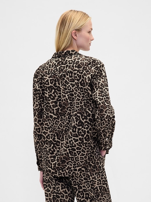 Image number 3 showing, Poplin PJ Shirt