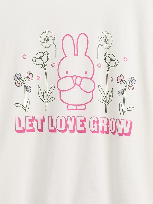 Image number 3 showing, Kids Miffy Oversized Graphic T-Shirt