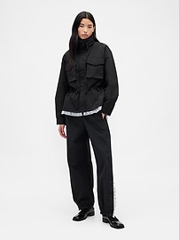Gap × Sandy Liang Lace-Trim Track Pants