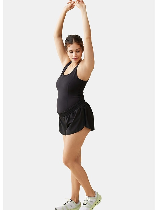 Image number 1 showing, Ingrid and Isabel Maternity Active Runsie Jumpsuit