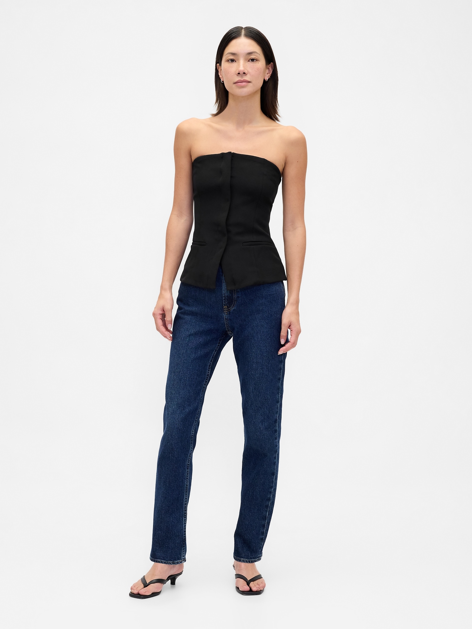 Strapless BiStretch Corset Top