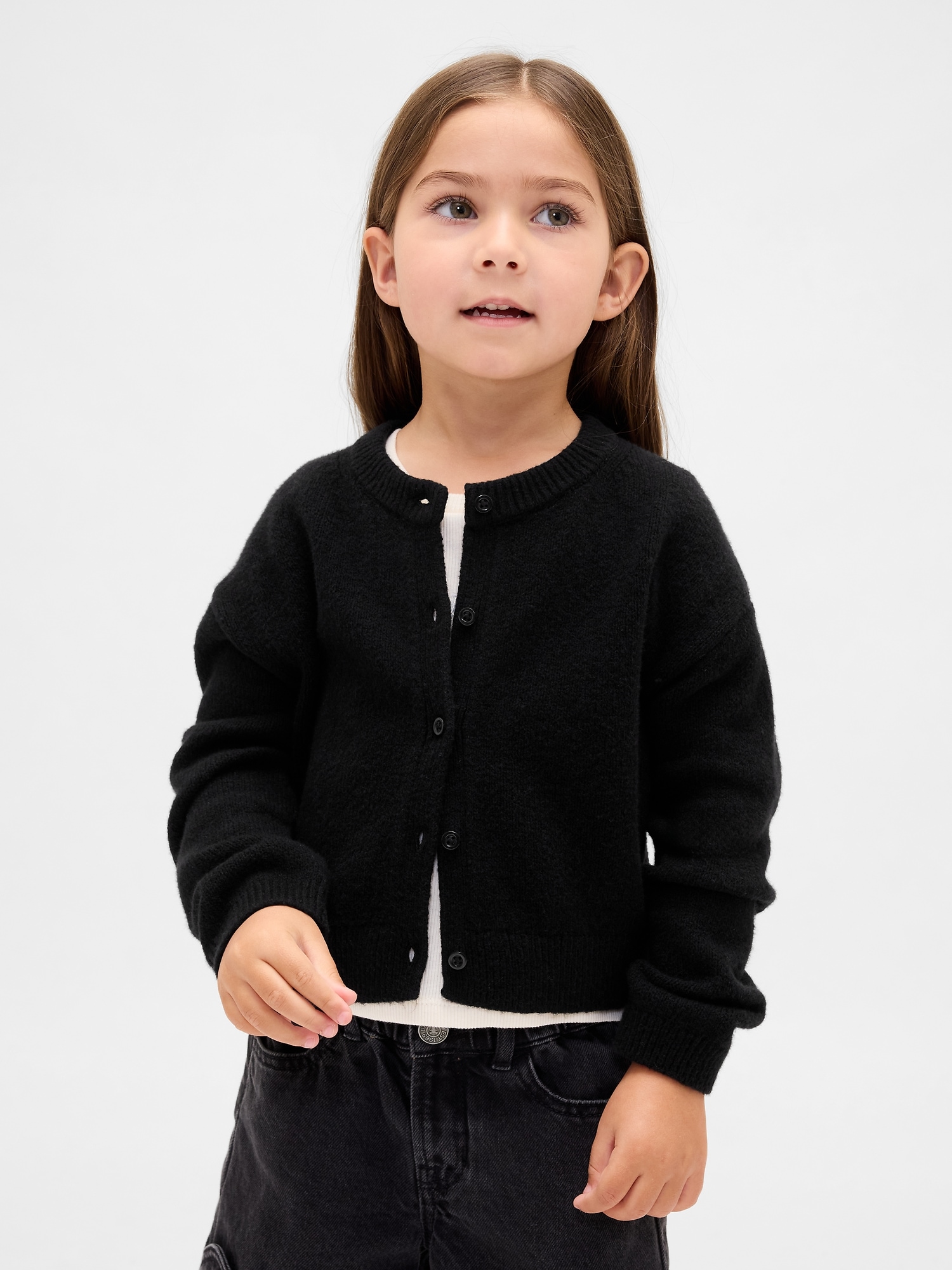 Baby & Toddler CashSoft Cardigan - Black