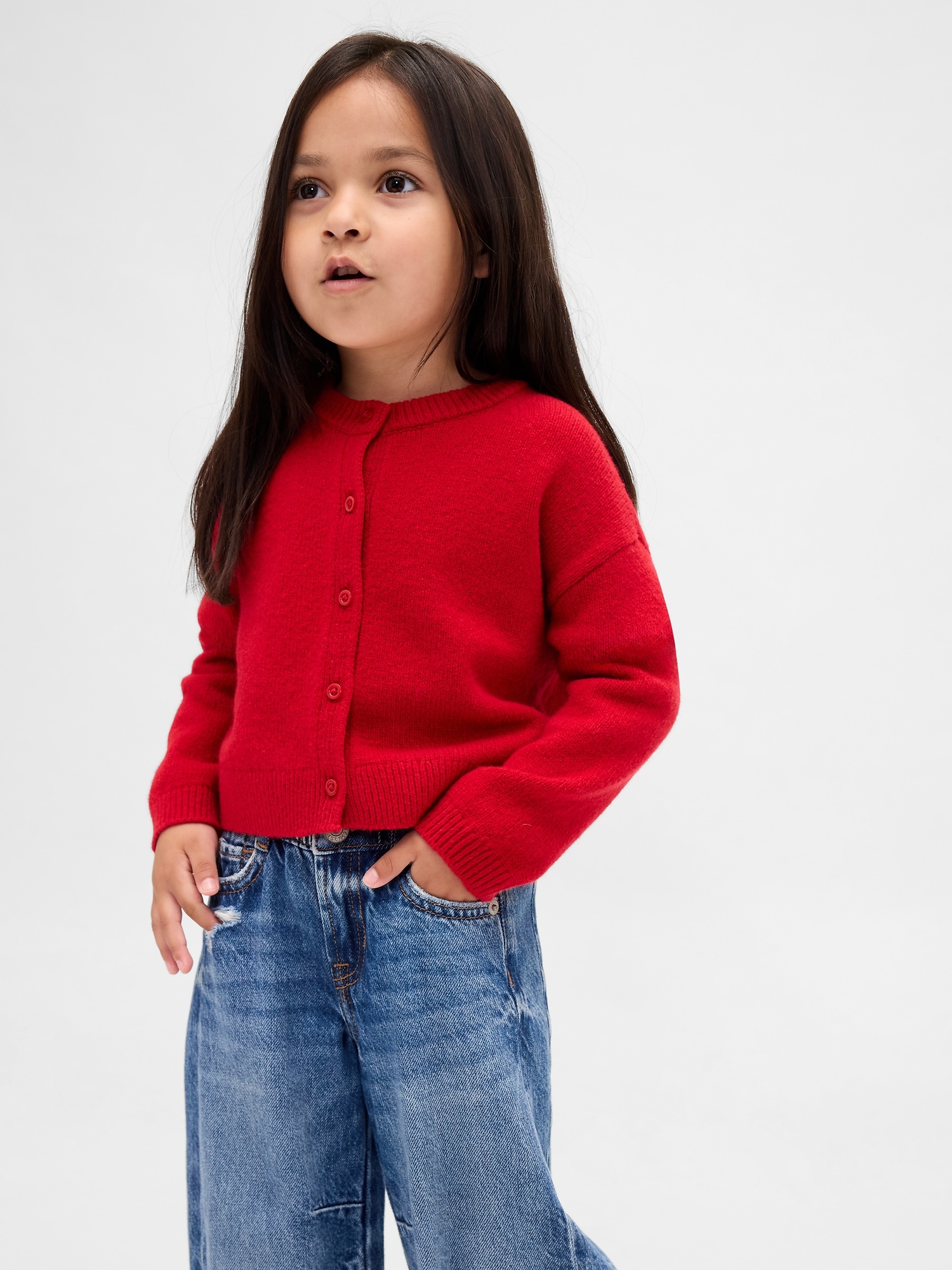 Baby & Toddler CashSoft Cardigan - Modern Red