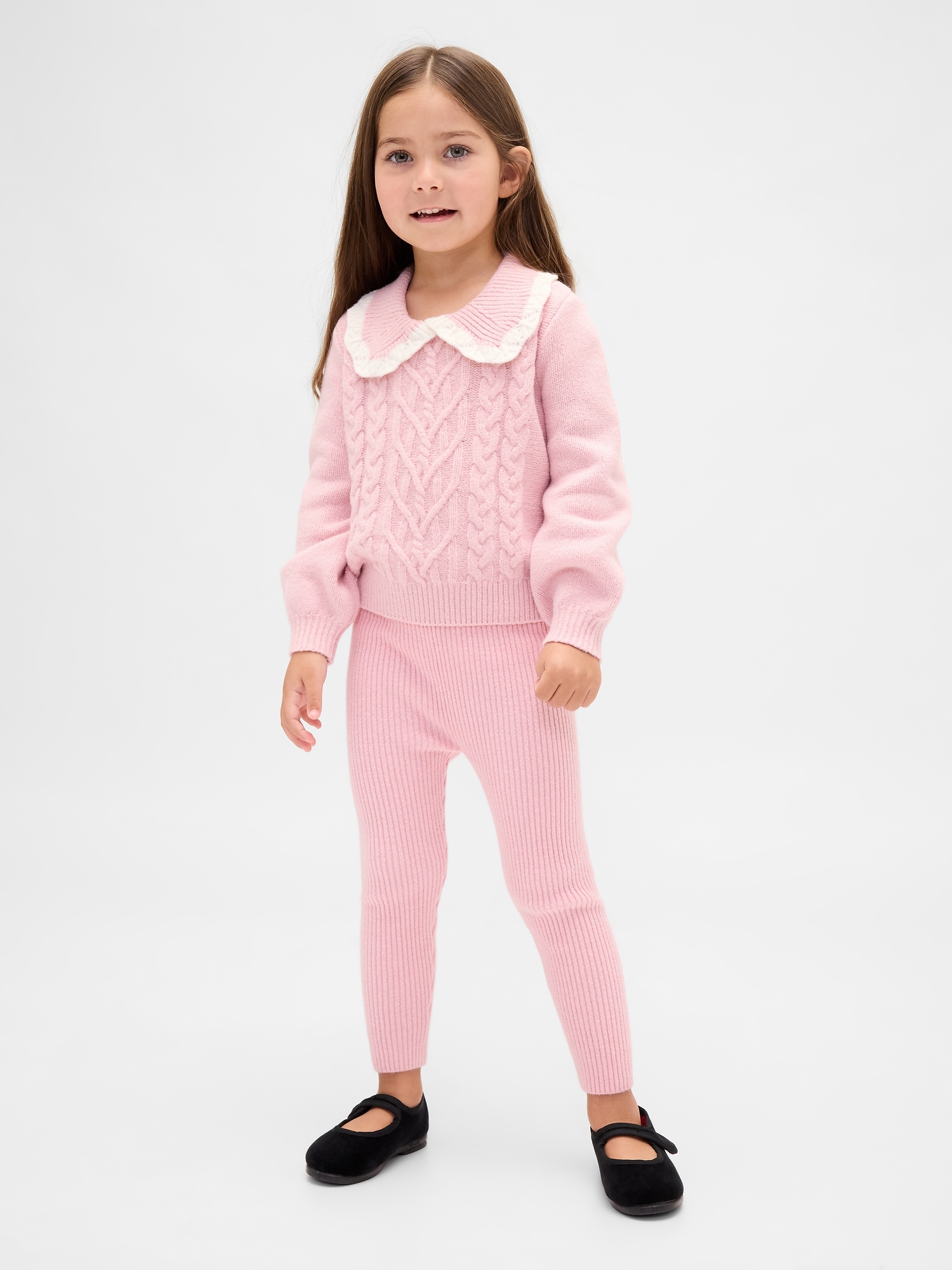 Baby & Toddler CashSoft Rib Leggings - Pure Pink